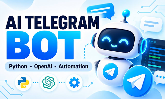 build a python telegram bot with ai and openai API