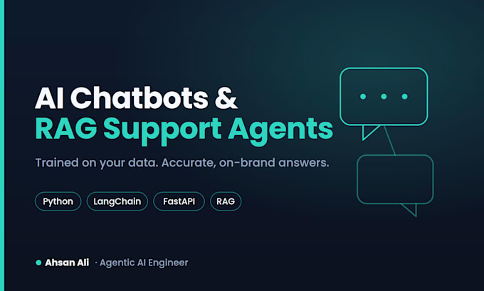 build an ai chatbot or rag customer support agent for you
