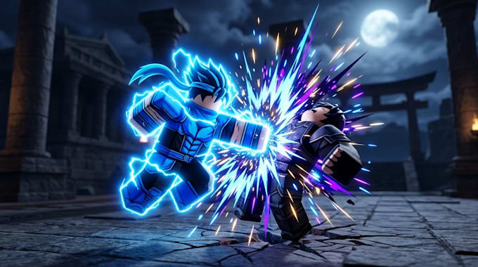 create custom roblox combat vfx, magic particle effects, and anime vfx