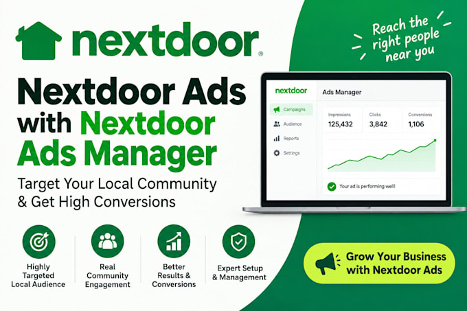 nextdoor ads with nextdoor ads manager for high conversion