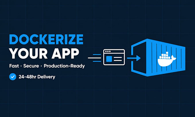dockerize your application with a production ready dockerfile