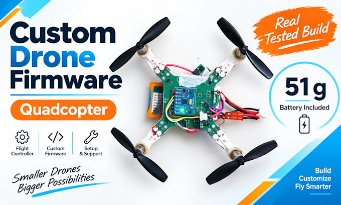 develop esp32 arduino drone flight controller firmware