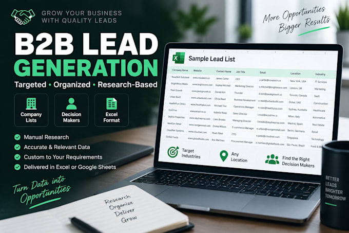 build a targeted b2b lead generation list