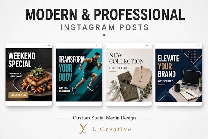 design modern and professional posts