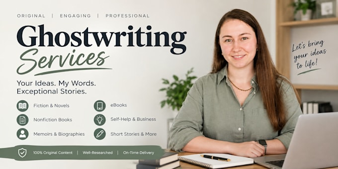 ghostwrite your fiction or nonfiction book
