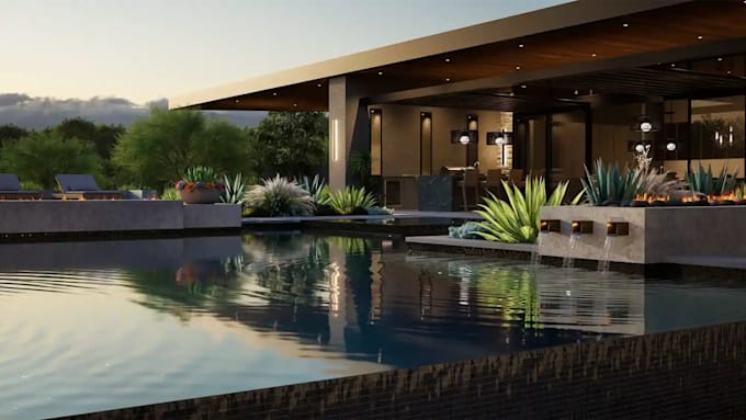design 2d, 3d pool design visualizations, patio,backyard using structure studios