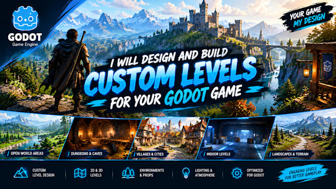 design and build custom levels for your godot game