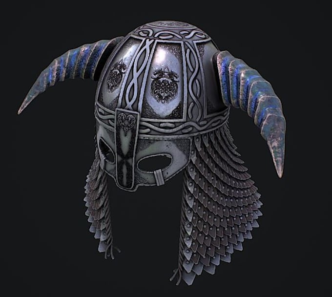create 3d model cosplay armor, helmet and 3d weapon