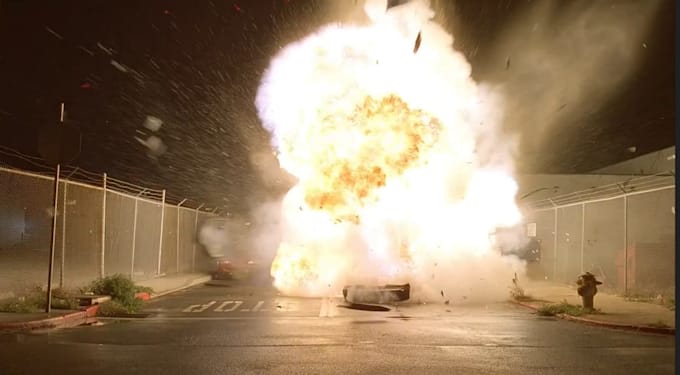 do vfx fire explosion effect, compositing particle, smoke effect, horror effect