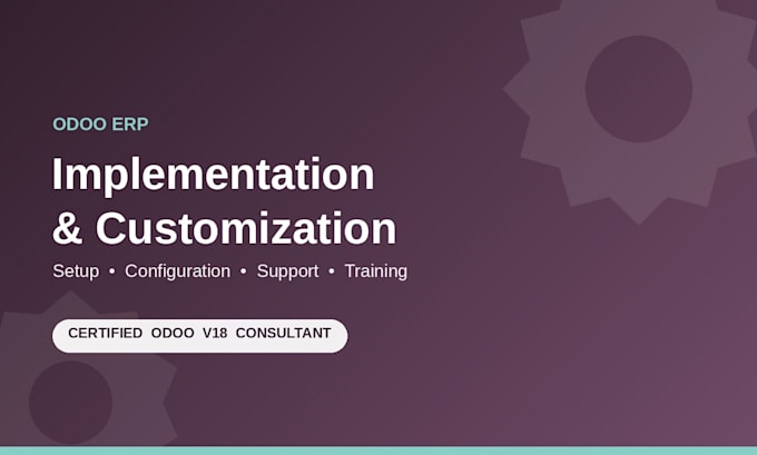 be your odoo implementation expert for erp setup