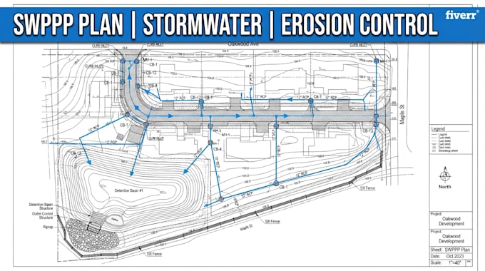 do swppp report, stormwater, erosion control and site grading plan