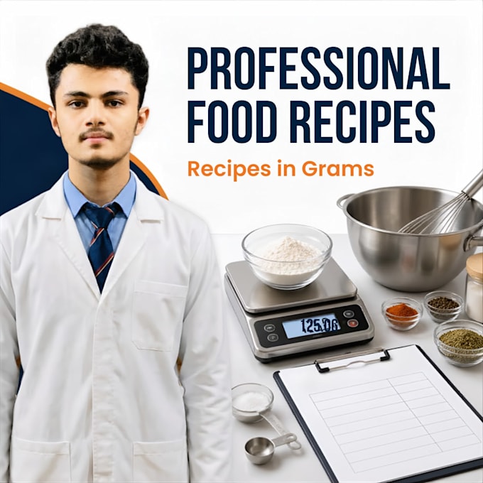 create professional food recipes and formulations in grams
