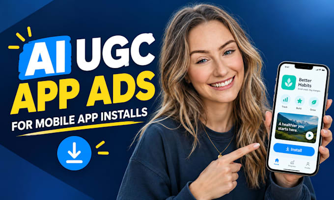 create ai ugc ads for mobile apps and app installs