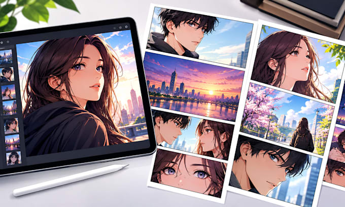 professional webtoon panel creation for engaging digital comic storytelling