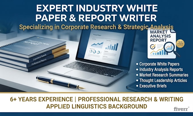 write industry white papers, reports, and articles