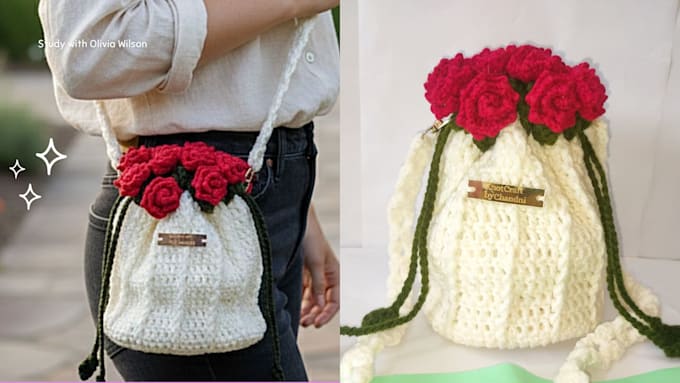 create a detailed crochet PDF pattern with pics