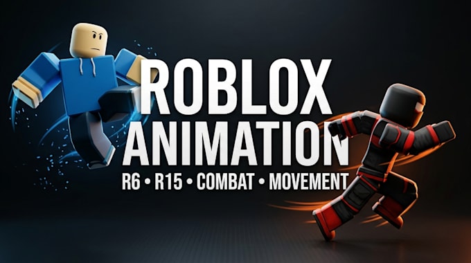 make roblox animation vfx, r6 r15 combat and character animation
