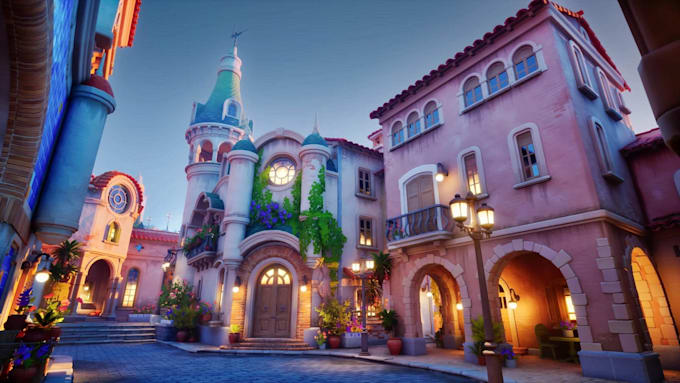 build realistic modular environments for unreal engine or unity