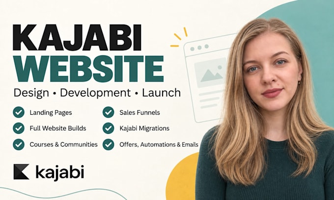 design and develop your kajabi website