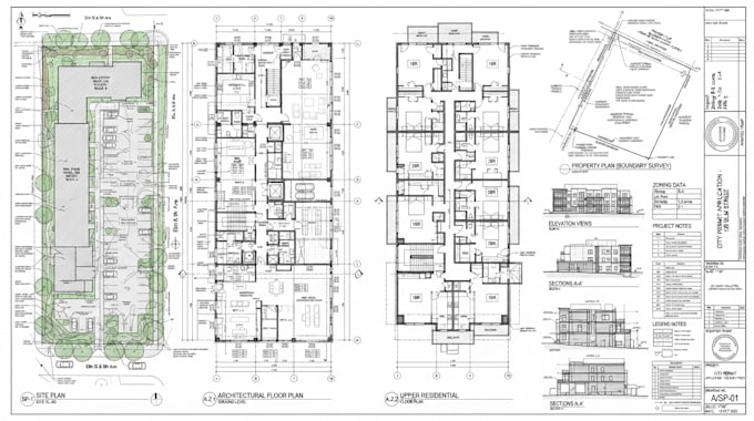 design property plans, plot plans, and floor plans in autocad construction plans