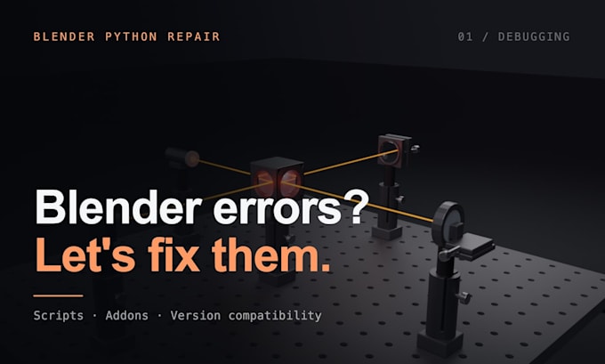fix blender python script errors and addon bugs
