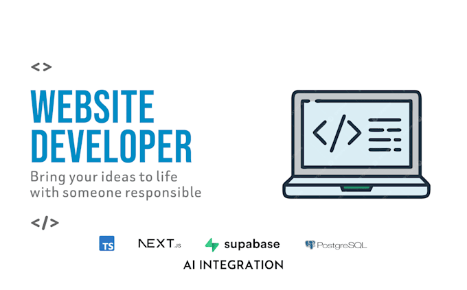 be the web developer in your project