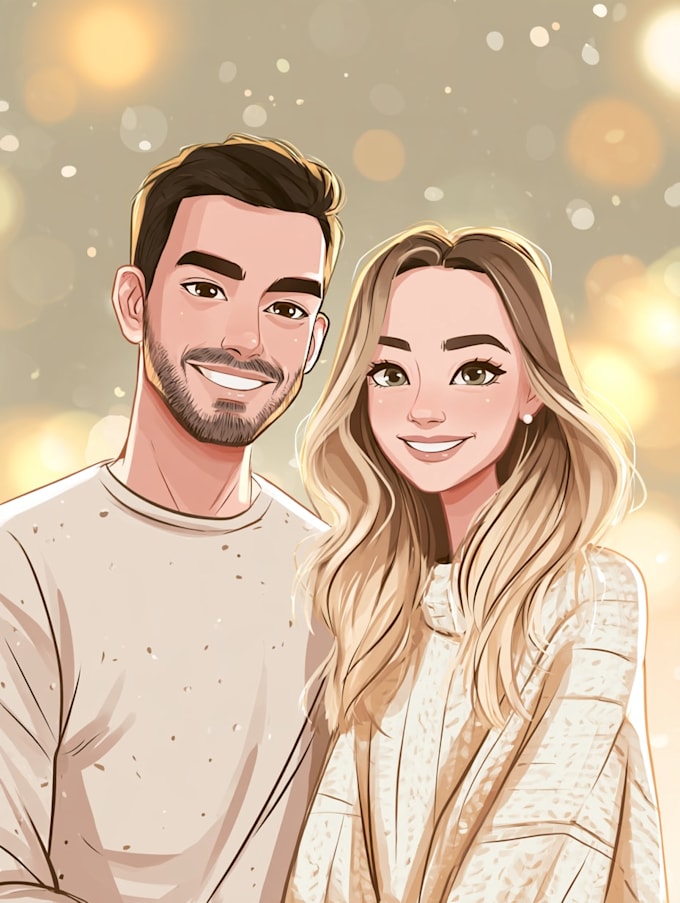 make a disney portrait cartoon character