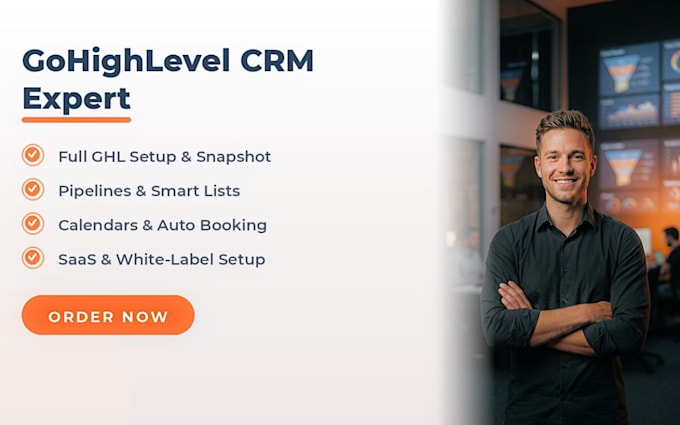 set up your gohighlevel crm, pipelines, workflows and snapshots