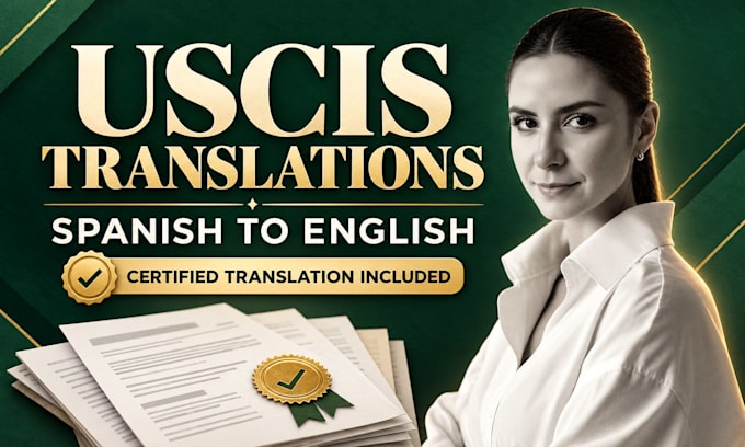 translate and certify spanish to english documents for uscis