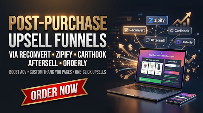 setup post purchase upsell funnels reconvert zipify carthook aftersell orderly