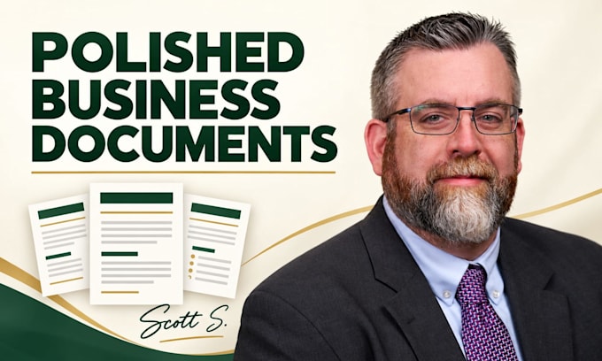 format your business document in word and PDF