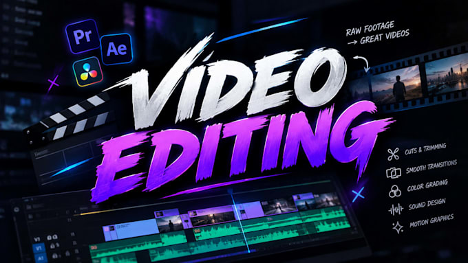 edit ur videos and i can make animation for u too