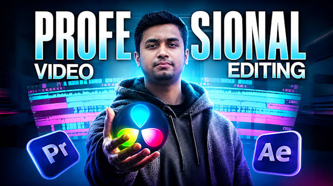 edit your videos professionally and engaging thumbnail