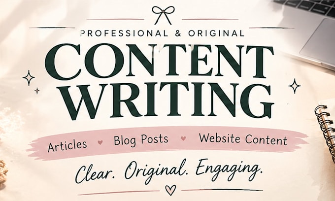write engaging articles and creative web content