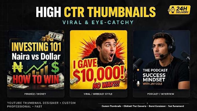 design mrbeast style youtube thumbnails that get clicks