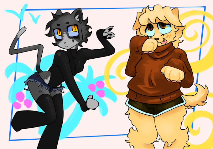 draw your furry or human character
