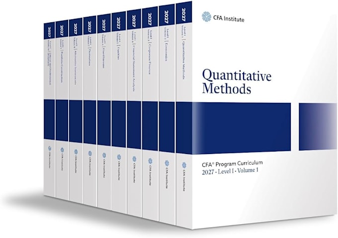 share 2027 cfa curriculum level 1  all 10 books