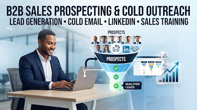 create a b2b sales prospecting and cold outreach training course