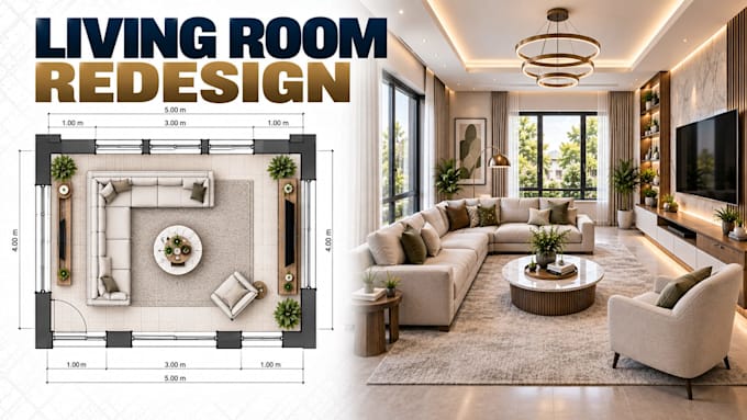 redesign living rooms with detailed floor plans 3d visualization