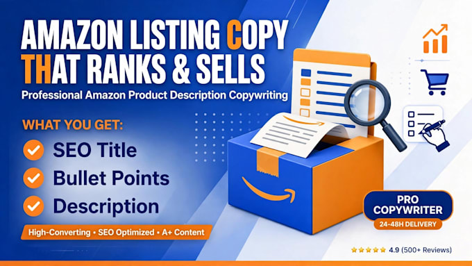 write SEO amazon product description that converts