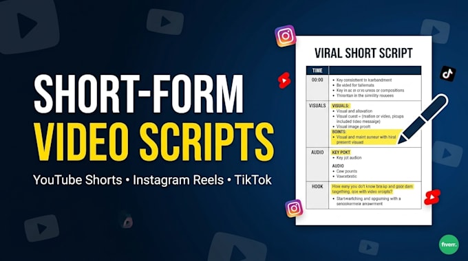 write engaging shortform video scripts