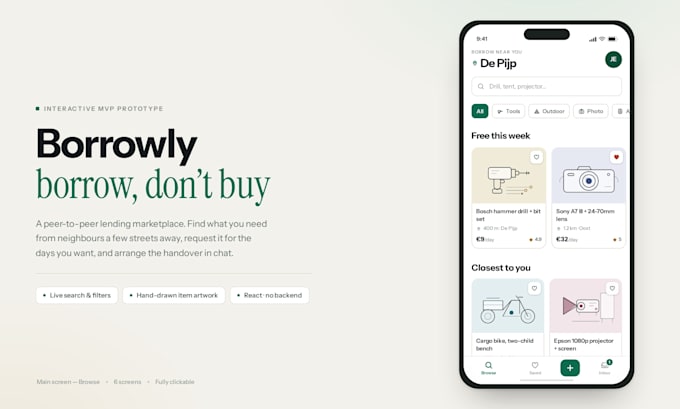 create interactive mvp prototype