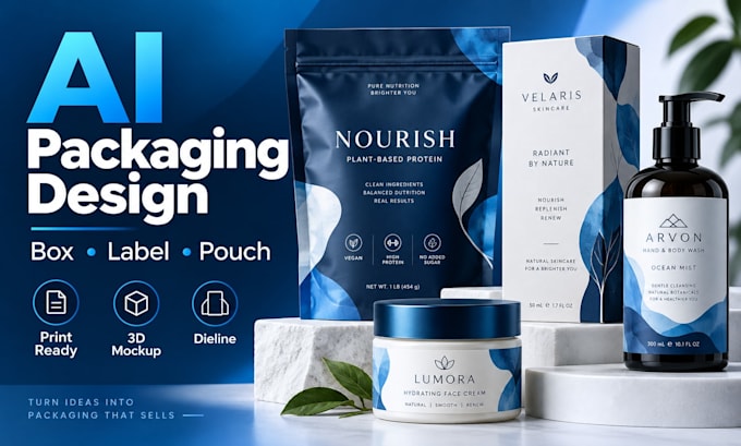 create ai packaging design ai generated packaging and ai product packaging