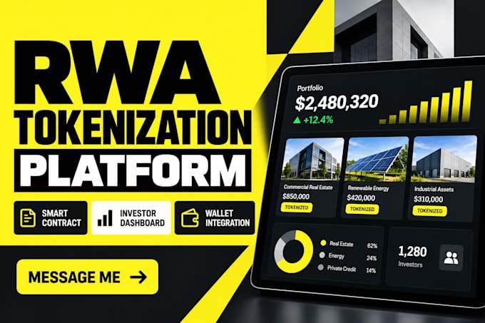 build rwa tokenization platform real estate dapp and smart contract