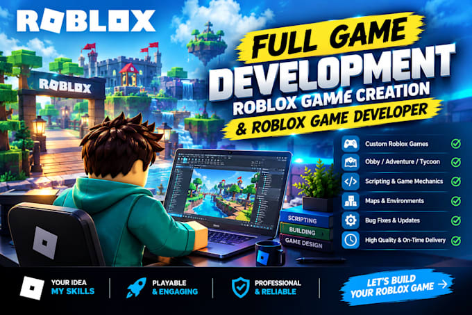 do roblox full game development roblox game creation and roblox game developer