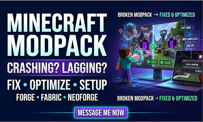fix create optimize minecraft modpack crash forge to fabric minecraft develop