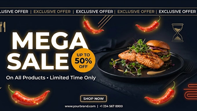 design eye catching promotional poster