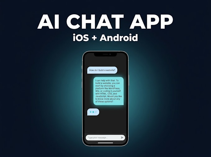 build an ai chatbot app for ios and android with chatgpt