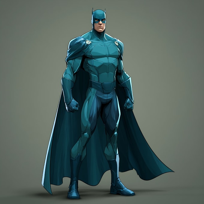 superhero character for comics