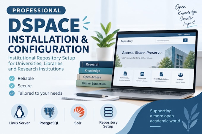 install and configure dspace institutional repository